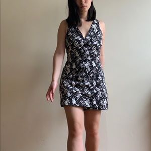 ZARA Trafaluc Collection blk/wht playsuit, size M